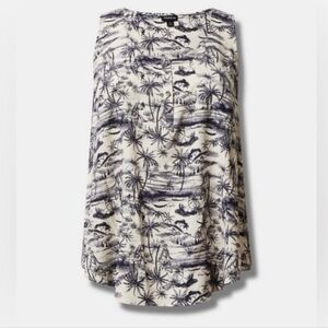 Torrid Tropical Challis Tank
